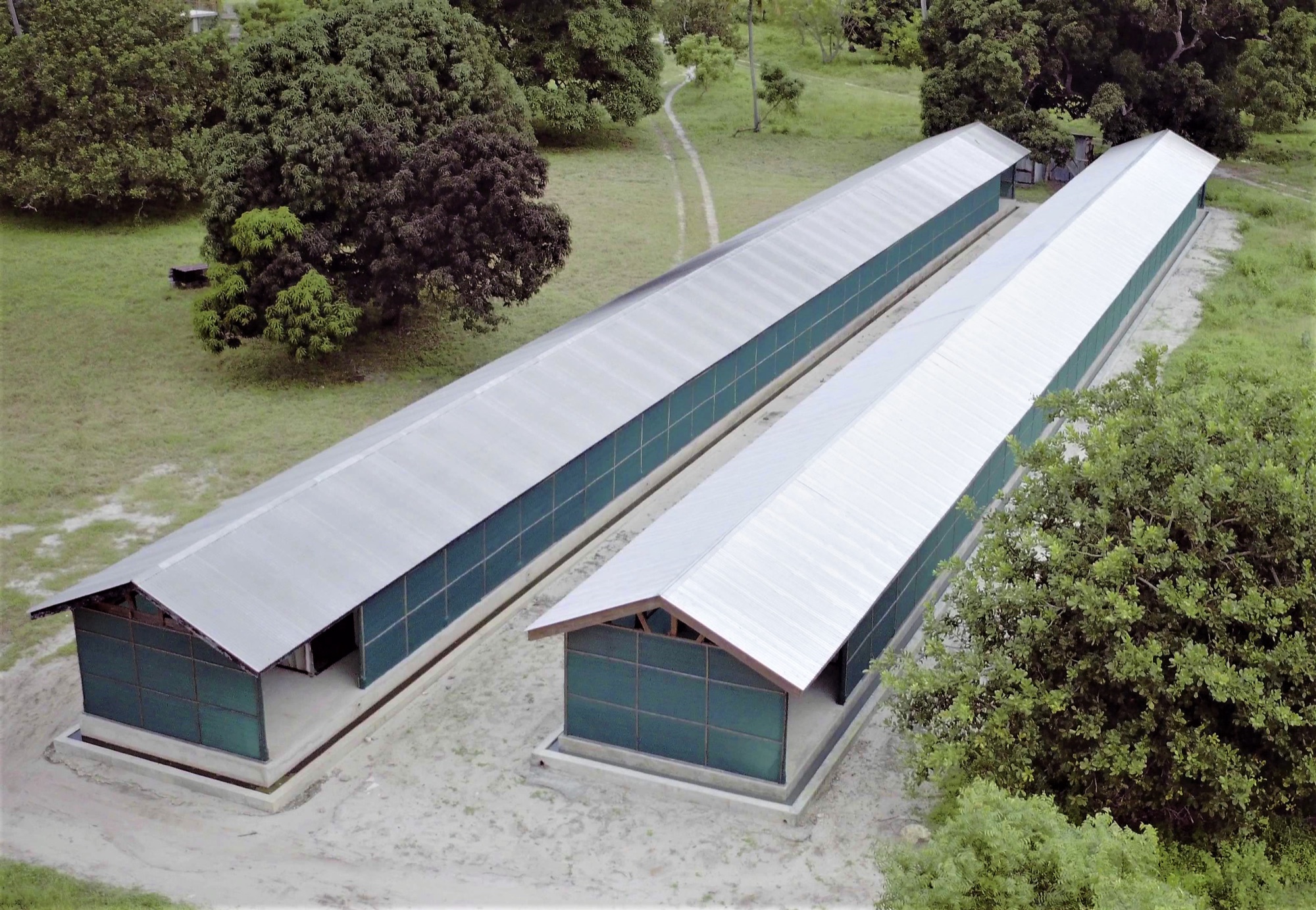 Aerial view of the IACT chambers